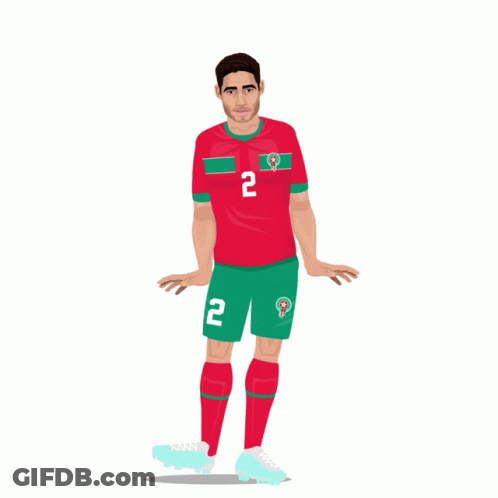 Soccer Player Ach From Mar Poster GIF