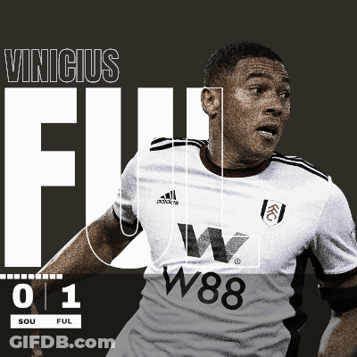 A Poster Of A Soccer Player With The Name Vinicius GIF