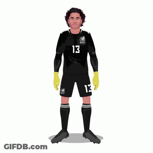 A Poster Of A Soccer Player With The Number 13 On His Jersey GIF