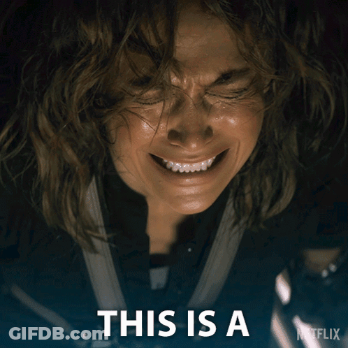 Crying Woman With Goddamn Nightmare Text GIF