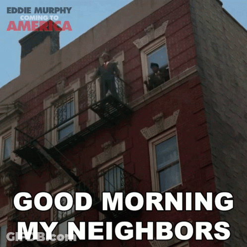 A Poster Of Eddie Murphy Coming To America GIF