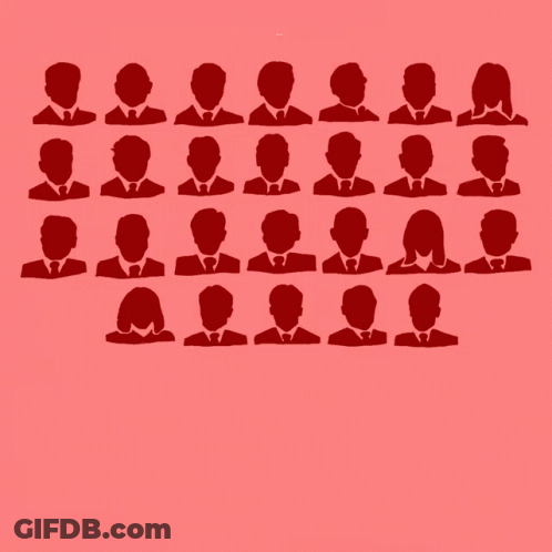 A Poster Showing A Group Of People With The Words 16 Of Them Voted To Overturn The 2020 Election For Donald Trump GIF