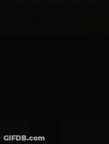 A Poster That Says " And So When Koji Said " On It GIF