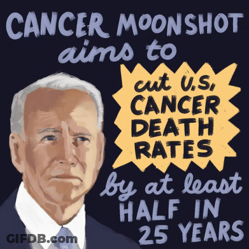 Cancer Moonshot Poster Aims To Reduce U.S. Cancer Deaths GIF