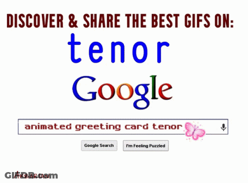 A Poster That Says Discover & Share The Best Gifs On Tenor Google Animated Greeting Card Tenor GIF