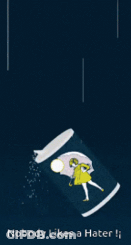 A Poster That Says ' Do N't Be Salty ' And ' Nobody Likes A Hater ' GIF
