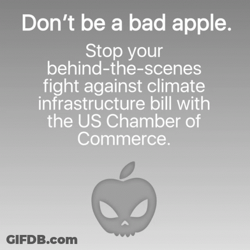 A Poster That Says " Don T Be A Bad Apple " GIF