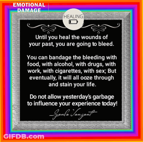 A Poster That Says Emotional Damage On The Top GIF