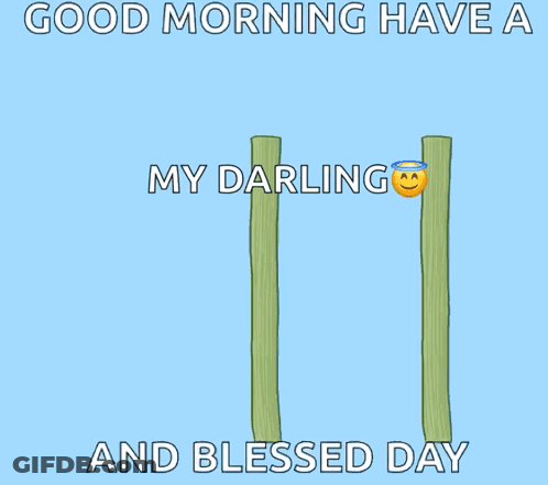 A Poster That Says " Good Morning Have A Happy Palm Sunday My Darling " GIF