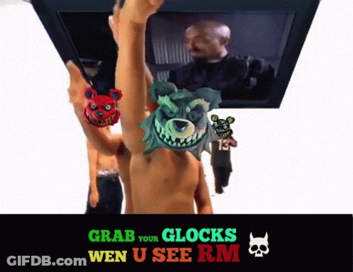 A Poster That Says Grab Your Clocks Wen U See Rm On It GIF
