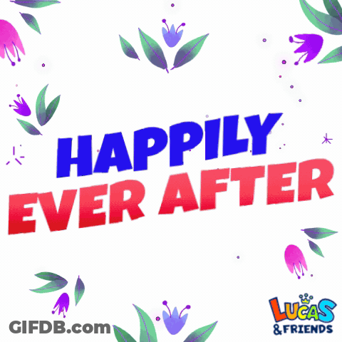A Poster That Says Happily Ever After GIF