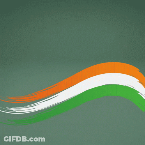 A Poster That Says Happy Independence Day With An Elephant GIF