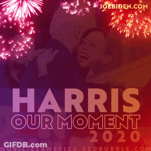 A Poster That Says Harris Your Moment 2020 GIF