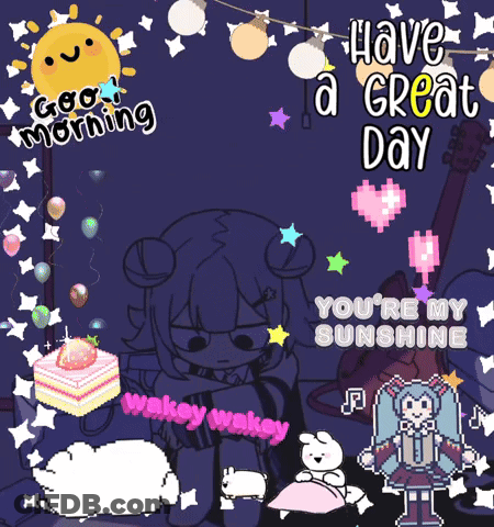 A Poster That Says Have A Great Day On It GIF