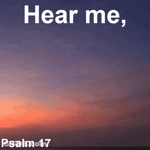 A Poster That Says " Hear Me Lord " On It GIF