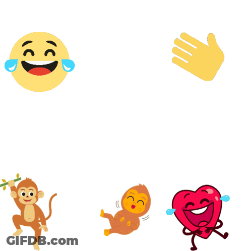 A Poster That Says Hello Bandariya Kaise Ho With Monkeys And A Heart GIF