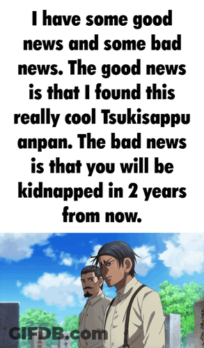 A Poster That Says I Have Some Good News GIF