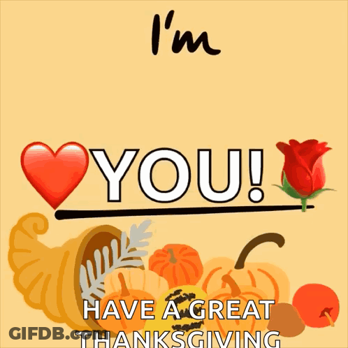A Poster That Says I 'M Thankful You GIF