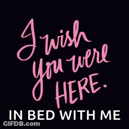 A Poster That Says " I Wish You Were Here " GIF