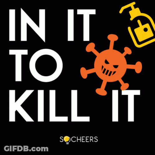 A Poster That Says In It To Kill It On It GIF