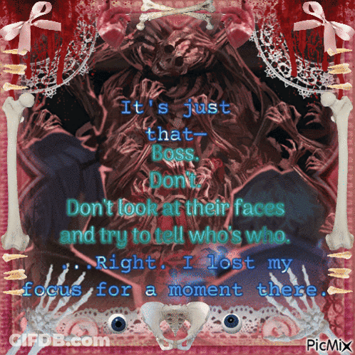 A Poster That Says It 'S Just That Boss Do N't Look At Their Faces And Try To Tell Who 'S Who Right GIF