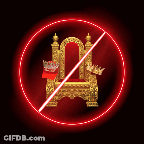 A Poster That Says No Rings Day June 17Th Because America Belongs To All Of Us GIF