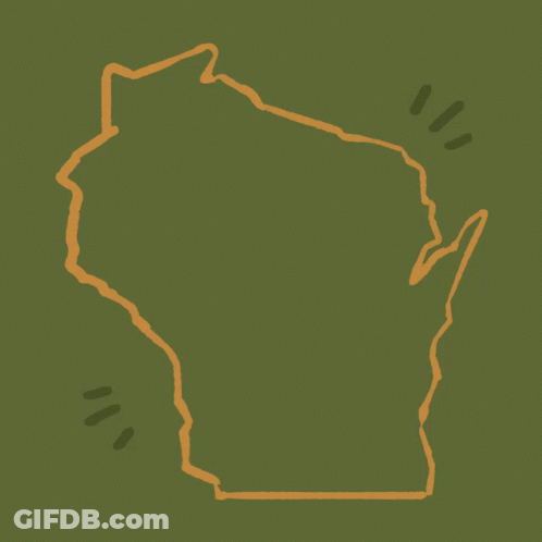 A Poster That Says " Ope Sorry We Won 'T Letcha Suppress The Vote In Wisconsin " On It GIF