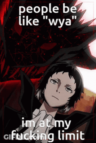 A Poster That Says People Be Like Wya GIF