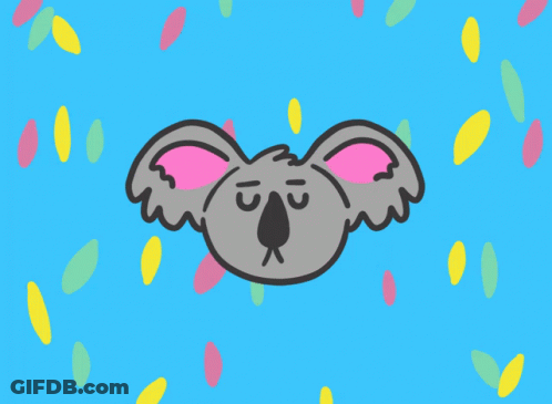 A Poster That Says #Pray For Australia With A Koala On It GIF