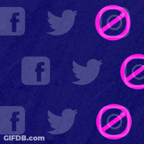 A Poster That Says Quarantine Fake Blm Accounts On It GIF