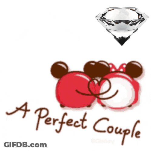 A Poster That Says Shine On A Perfect Couple By Drjoy GIF