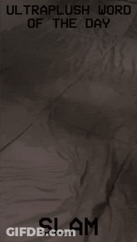 A Poster That Says Slam On It GIF