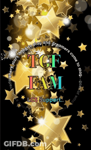 A Poster That Says Tcf Fam Les Support GIF