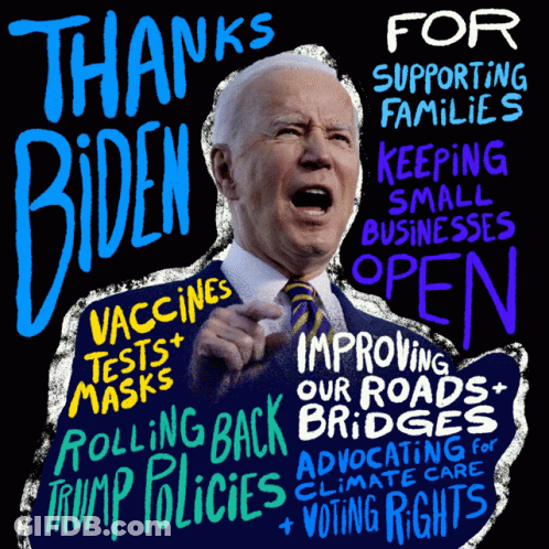 Thanks For Supporting Families And Small Businesses GIF