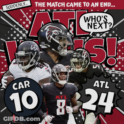 A Poster That Says The Match Came To An End Atl Who 'S Next GIF