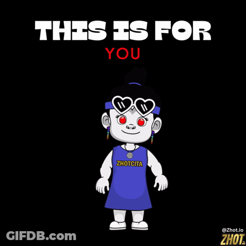 A Poster That Says This Is For You GIF