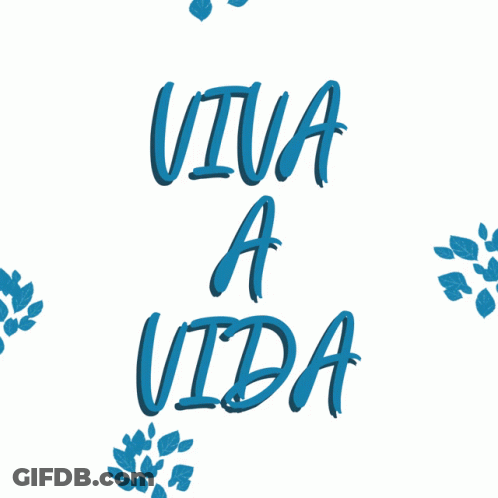 A Poster That Says Viva A Nossa Familia On It GIF
