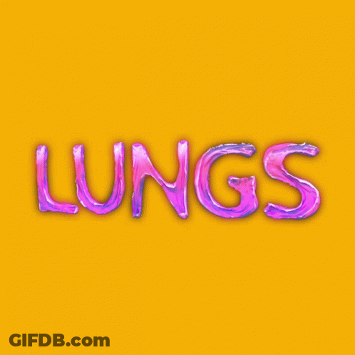 A Poster That Says We Need Our Lungs More Than Ever On It GIF