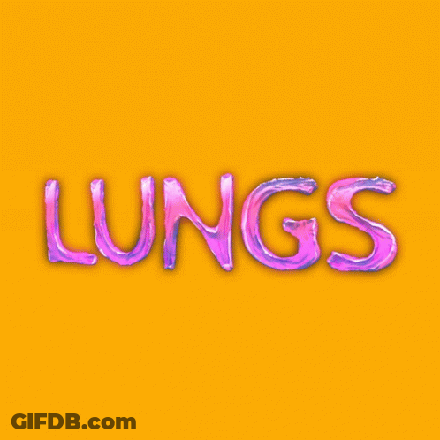 A Poster That Says We Need Our Lungs More Than Ever On It GIF