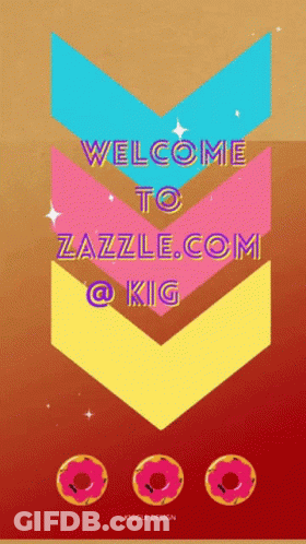 A Poster That Says Welcome To Zazzle.com @Kig GIF
