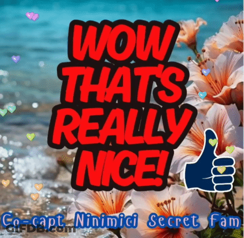 A Poster That Says Wow Thats Really Nice GIF