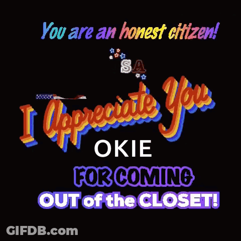 A Poster That Says " You Are An Honest Citizen " GIF