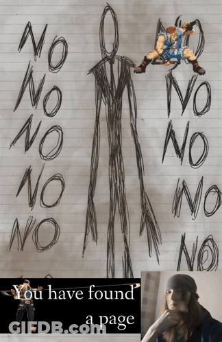 A Poster That Says You Have Found A Page On The Bottom GIF