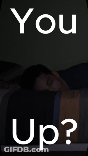 A Poster With A Boy And The Words You Up GIF