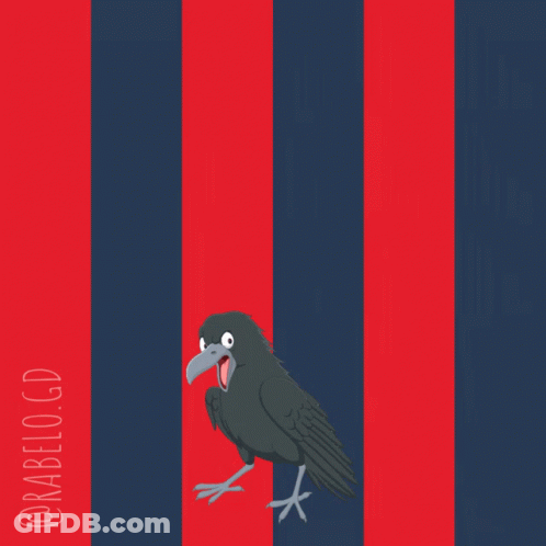 A Poster With A Cartoon Bird And The Words Vamos Ciclon GIF