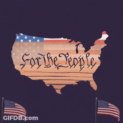A Poster With A Map Of The United States And The Words Trim And Garfield 2022 GIF