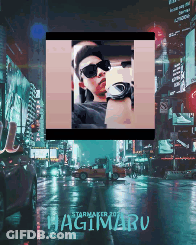A Poster With A Picture Of A Man And The Word Starmaker On It GIF