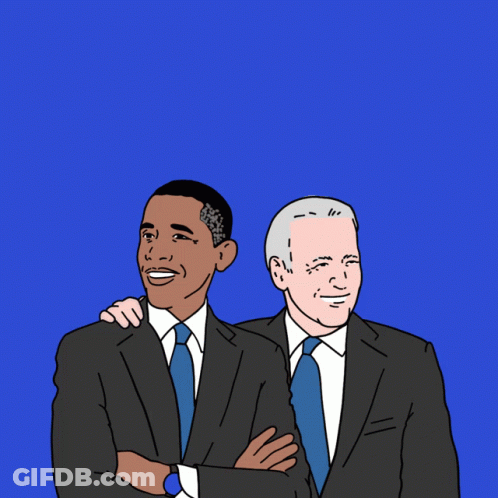 Joe Biden And Barack Obama Poster GIF