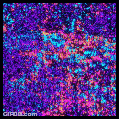 Purple And Blue Background With Black Frame GIF