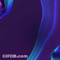 A Purple And Blue Background With The Word Yumiko On It GIF